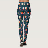 Weihnachts-Kakaopulver und Candy Canes Leggings (Rückseite)