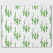 Weihnachts-Kaktus-Wüste Südwestferien Geschenkpapier (Flach)