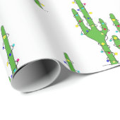 Weihnachts-Kaktus-Wüste Südwestferien Geschenkpapier (Rolleneckpunkt)