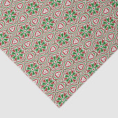 Weihnachts Kaleidoskop Muster Seidenpapier (Ausschnitt)
