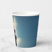 Weihnachts-Kaminpause: Ein Winterlächeln Pappbecher (Links)