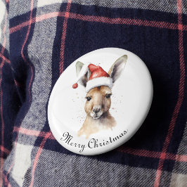 Weihnachts-Kangaroo, anpassbar Button