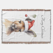 Weihnachts-Kangaroo, anpassbar Decke (Vorderseite)