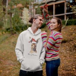 Weihnachts-Kangaroo, anpassbar Hoodie