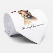 Weihnachts-Kangaroo, anpassbar Krawatte (Gerollt)