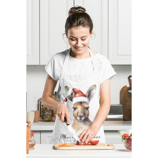Weihnachts-Kangaroo, anpassbar Schürze