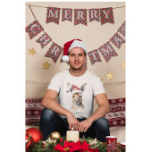 Weihnachts-Kangaroo, anpassbar T-Shirt