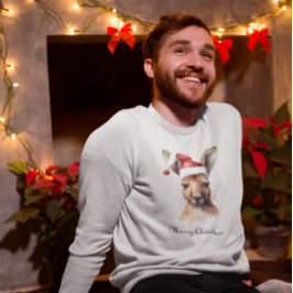Weihnachts-Kangaroo, anpassbar T-Shirt