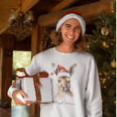 Weihnachts-Kangaroo, anpassbar T-Shirt