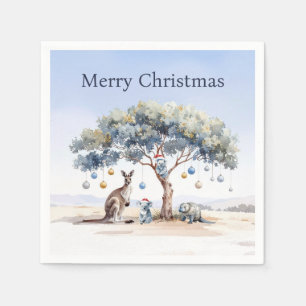 Weihnachts-Känguru Koalas Schnabeltier Gumtree Chr Serviette