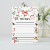 Weihnachts-Kapsel-Merkkarte Dankeskarte (Stehend Vorderseite)