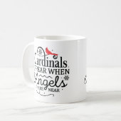 Weihnachts-Kardinal 12 Personalisiert Kaffeetasse (Vorderseite Links)