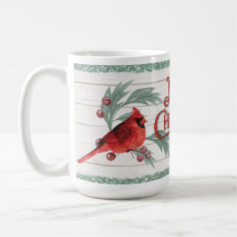 Weihnachts-Kardinal 15 oz Klassische Tasse