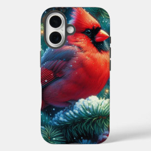 Weihnachts-Kardinal iPhone 16 Hülle