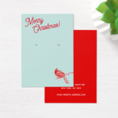 Weihnachts-Kardinal "Earring Juwelier" (Schreibtisch)