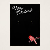 Weihnachts-Kardinal "Earring Juwelier" (Vorderseite)