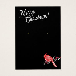 Weihnachts-Kardinal "Earring Juwelier"