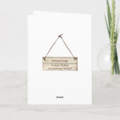 Weihnachts-Kardinal Feiertagskarte (Rückseite)