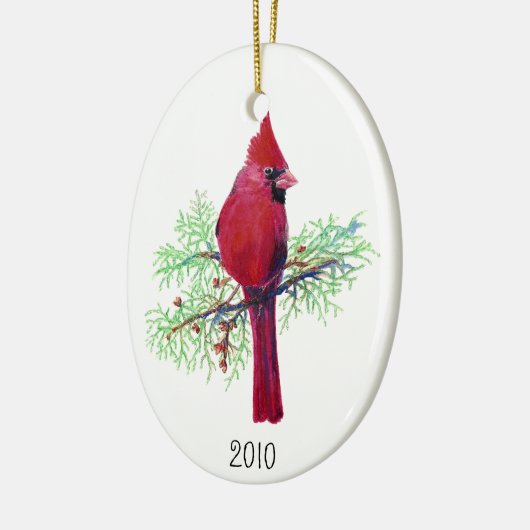 Weihnachts-Kardinal Foto Ornament to Customize (Links)