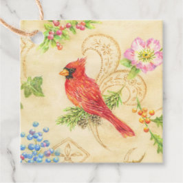 Weihnachts-Kardinal-Geschenk Tag Gefallen Tags Geschenkanhänger