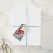 Weihnachts-Kardinal Geschenkanhänger (Mit Garn)