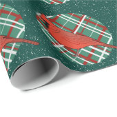 Weihnachts-Kardinal Geschenkpapier (Rolleneckpunkt)