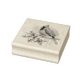 Weihnachts-Kardinal Gummistempel (Stempel)