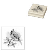 Weihnachts-Kardinal Gummistempel (Stempel)