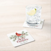 Weihnachts-Kardinal Holiday Paper Untersetzer (Vor Ort)