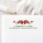 Weihnachts-Kardinal Holly Weihnachten (Insitu)