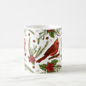 Weihnachts-Kardinal Kaffeetasse (Mittel)