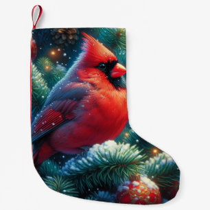 Weihnachts-Kardinal Kleiner Weihnachtsstrumpf