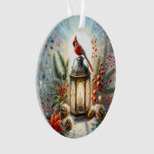 Weihnachts-Kardinal Lantern Ornament (Vorderseite)