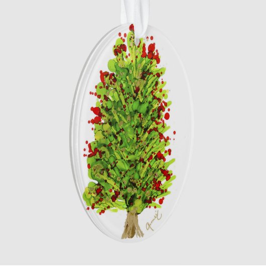 Weihnachts-Kardinal Lovitude Ornament (Vorderseite)