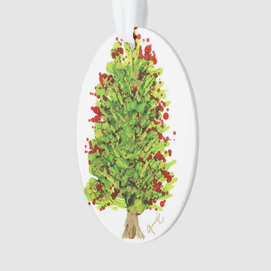 Weihnachts-Kardinal Lovitude Ornament (Vorderseite)