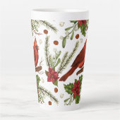 Weihnachts-Kardinal Milchtasse (Vorderseite)