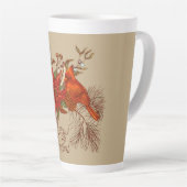 Weihnachts-Kardinal Milchtasse (Rechte Ecke)