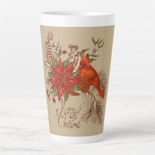 Weihnachts-Kardinal Milchtasse