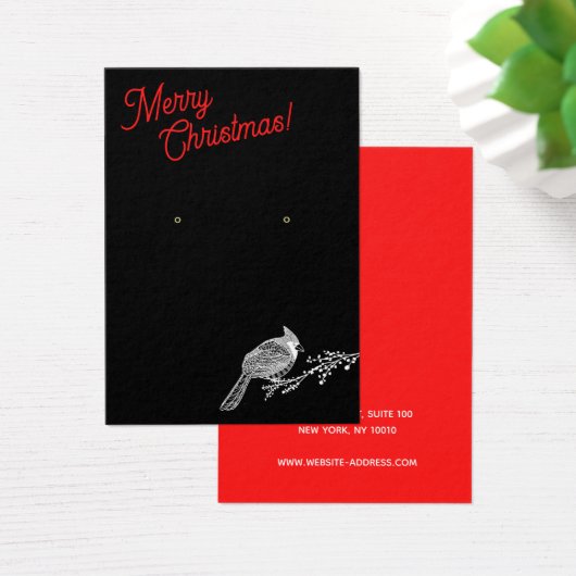 Weihnachts-Kardinal Oring Display (Schreibtisch)