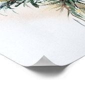 Weihnachts-Kardinal Poster (Ecke)