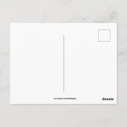 Weihnachts-Kardinal Postkarte (Rückseite)