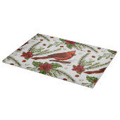Weihnachts-Kardinal Schneidebrett (Ecke)