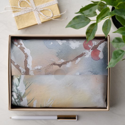 Weihnachts-Kardinal Seidenpapier (Geschenk)