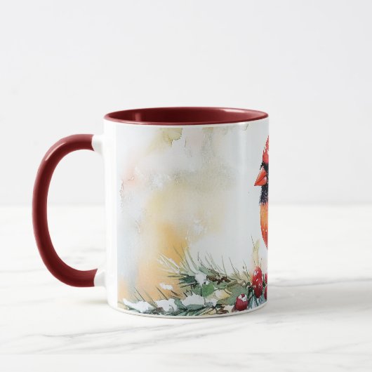 Weihnachts-Kardinal Tasse (Links)
