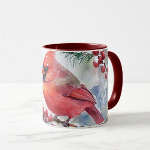 Weihnachts-Kardinal Tasse