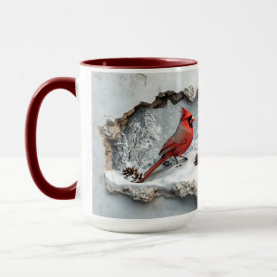 Weihnachts Kardinal Tasse