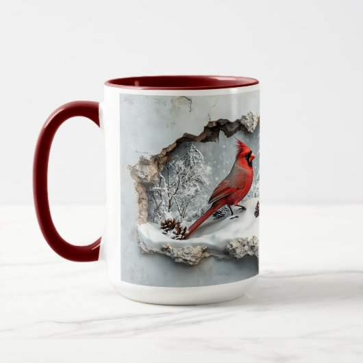 Weihnachts Kardinal Tasse (Links)