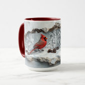 Weihnachts Kardinal Tasse (Vorderseite Links)