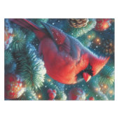 Weihnachts-Kardinal Tischdecke (Vorderseite (Horizontal))