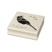 Weihnachts-Kardinal~ Wörter oder keine Wörter~ Per Gummistempel (Stempel)